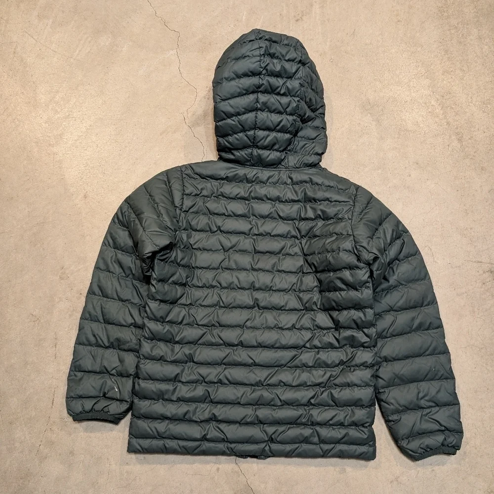 Mountain Hardwear Glen Alpine Down Hoodie Youth M Flaws Green